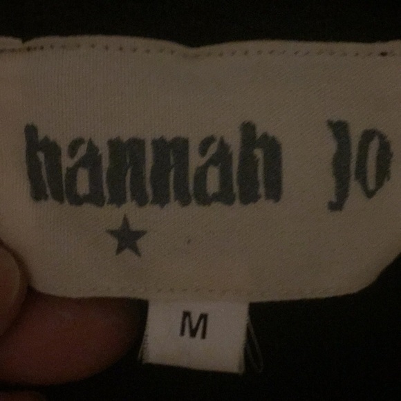 Hannah Jo Black silk dress M - Picture 8 of 8